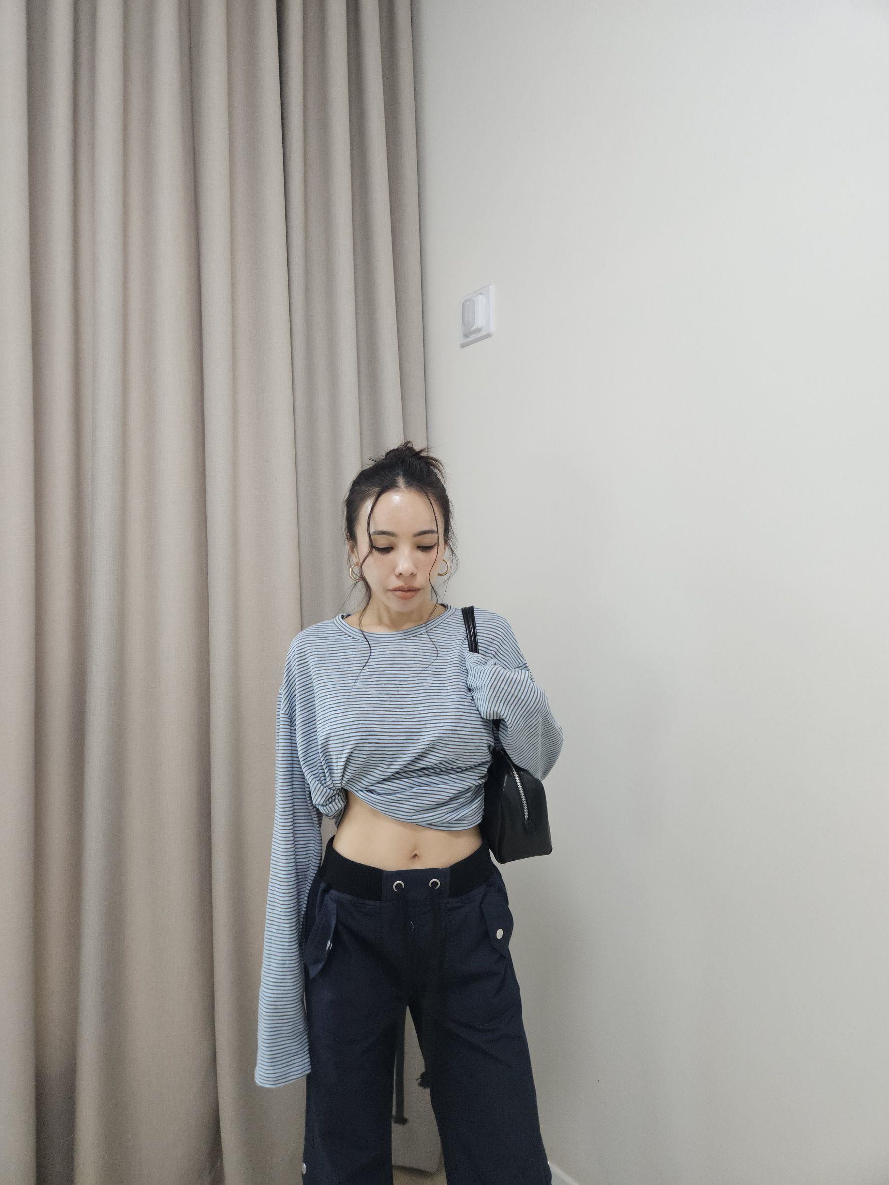 細條紋圓領上衣(男女裝)